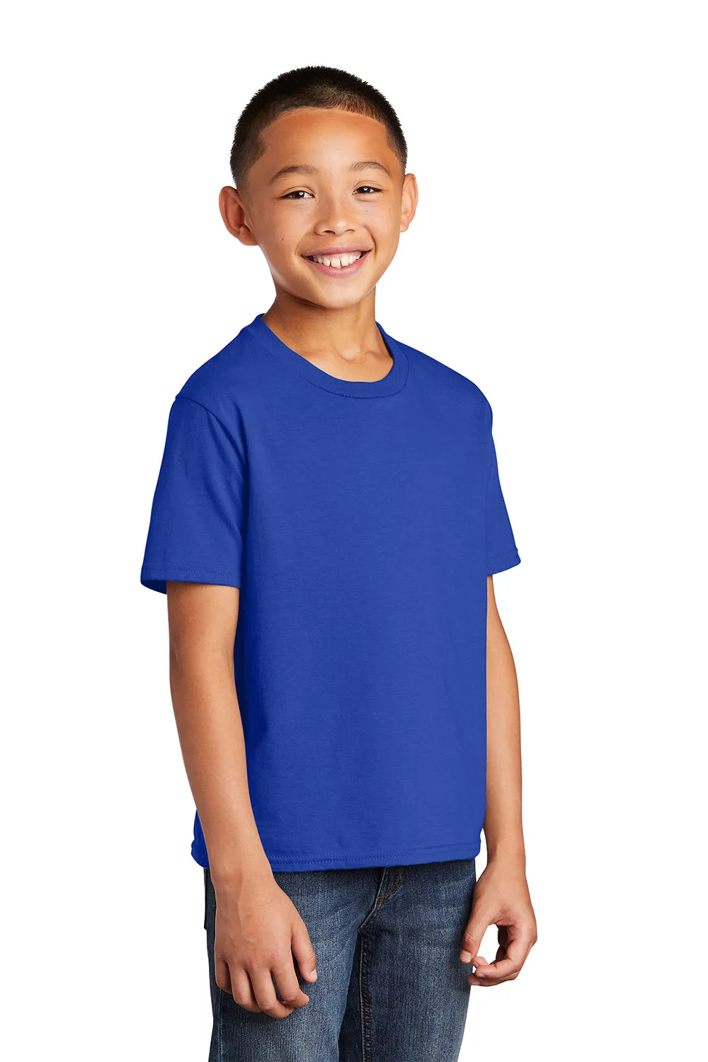 Port & Company Youth Fan Favorite Short Sleeve Crewneck T-Shirt - True Royal Blue