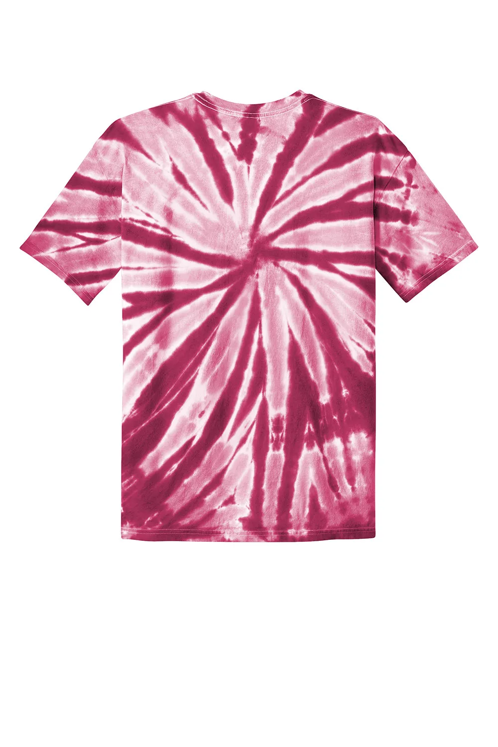 Port & Company Youth Tie-Dye Short Sleeve Crewneck T-Shirt - Maroon