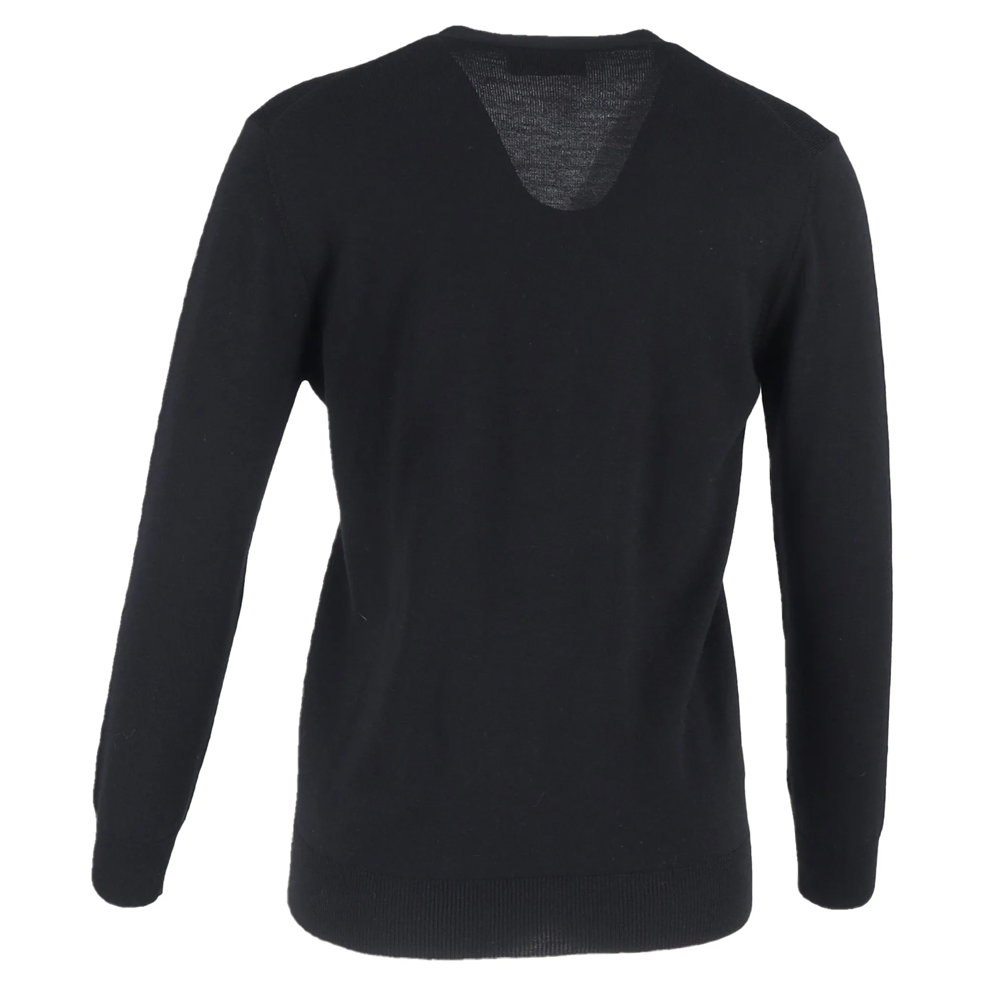 Prada Buttoned Cardigan in Black Wool