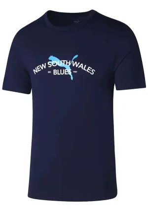 Puma Men's 2024 NSW Blues State of Origin Graphic Tee <br> 775841 01