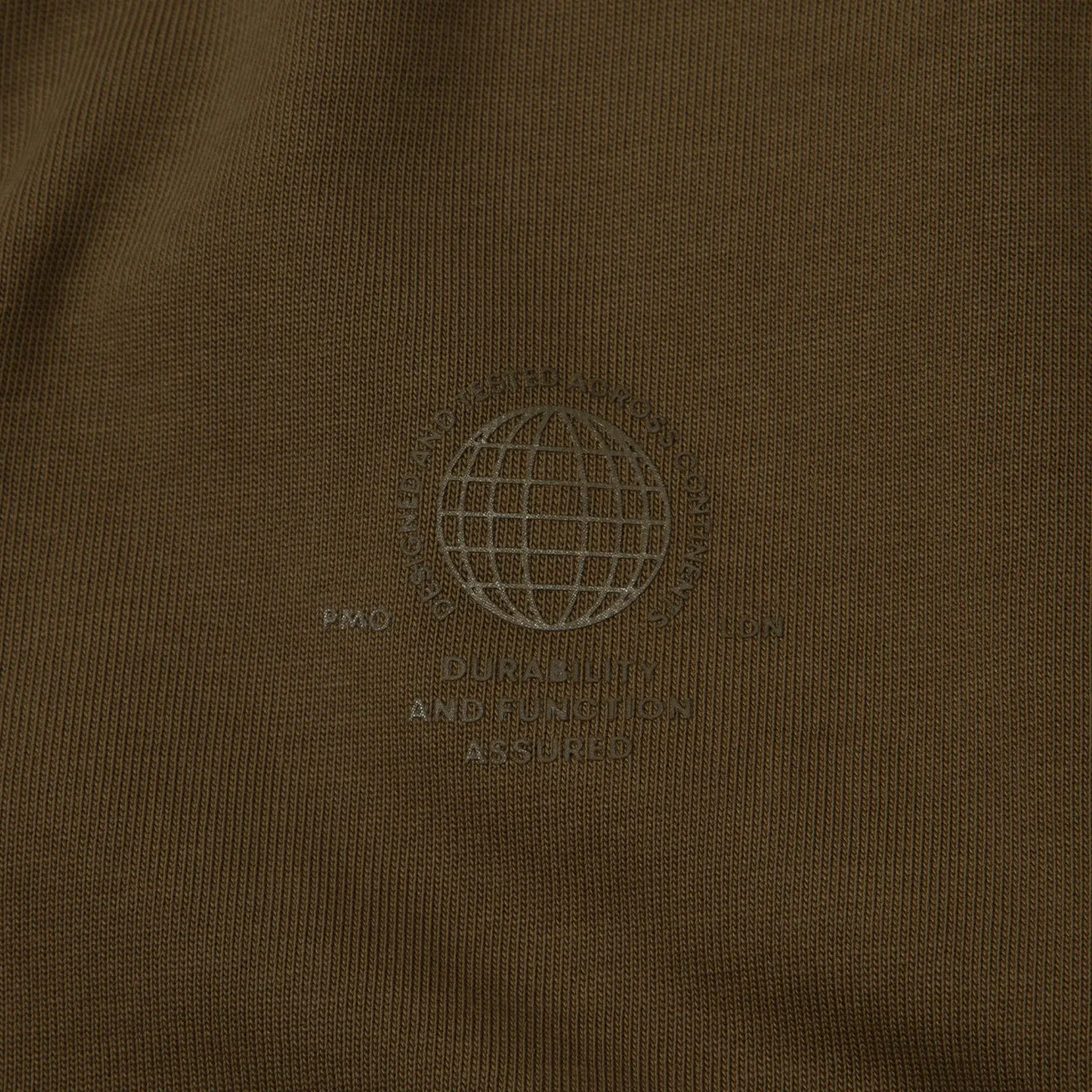 Purple Mountain Observatory Tonal Logo S/S Tee Khaki