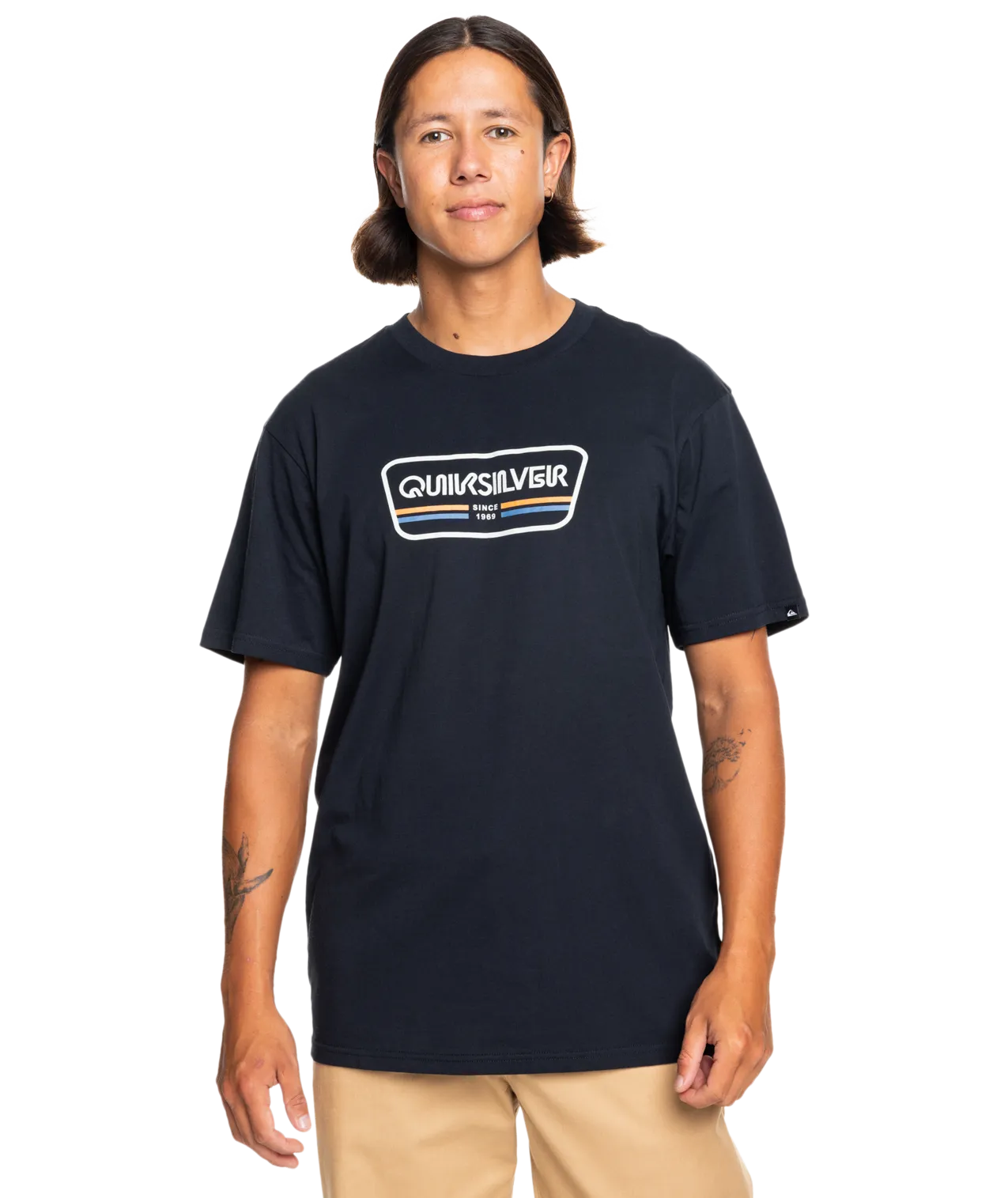 Range Life Front T-Shirt in Black