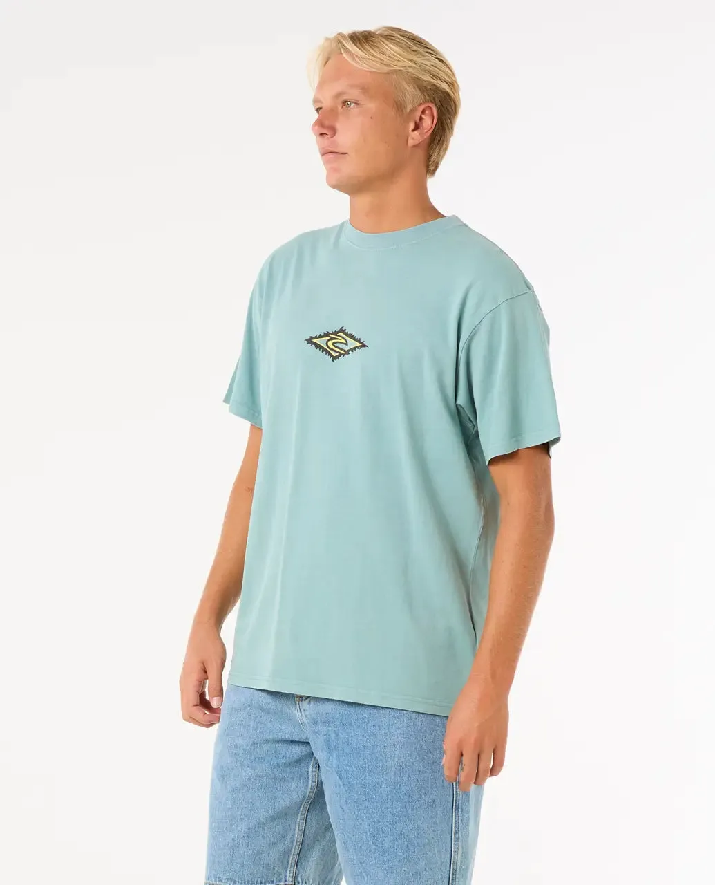Raw Energy Sloth T-Shirt in Blue Lagoon