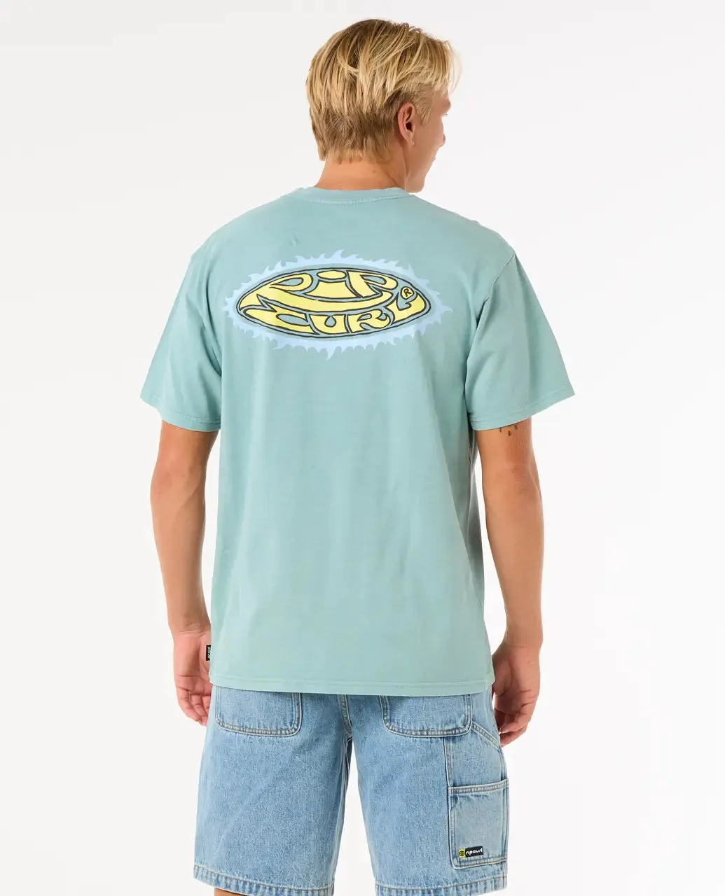Raw Energy Sloth T-Shirt in Blue Lagoon