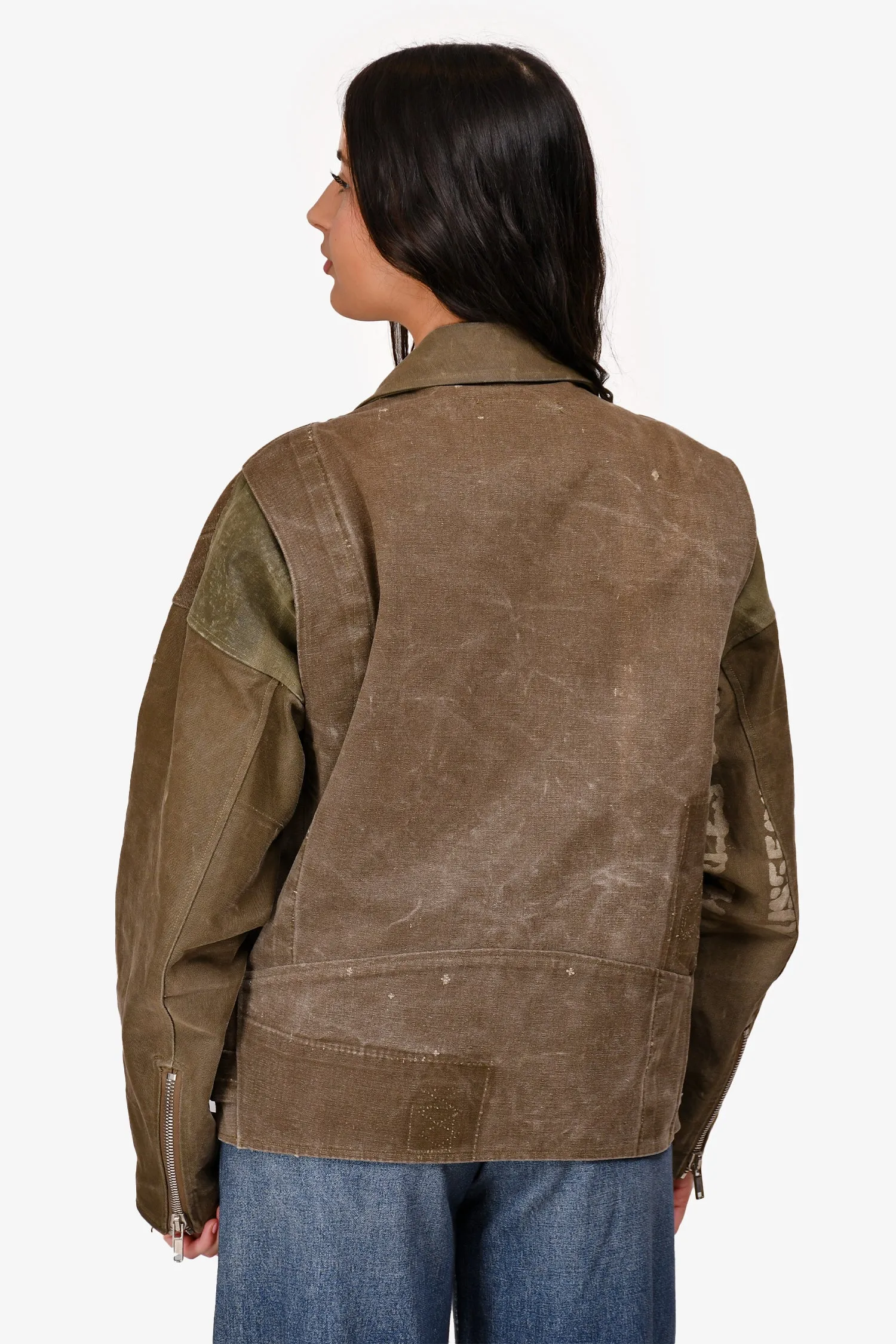 Readymade Khaki Cotton Aviator Jacket Mens Size 2