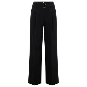 Regular-fit blazer in crease-resistant crepe