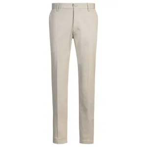 Regular-fit trousers in printed stretch cotton