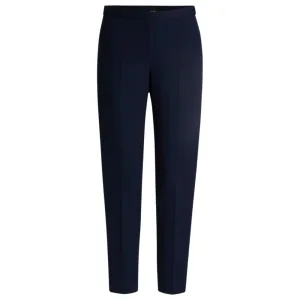 Regular-fit trousers with front crease
