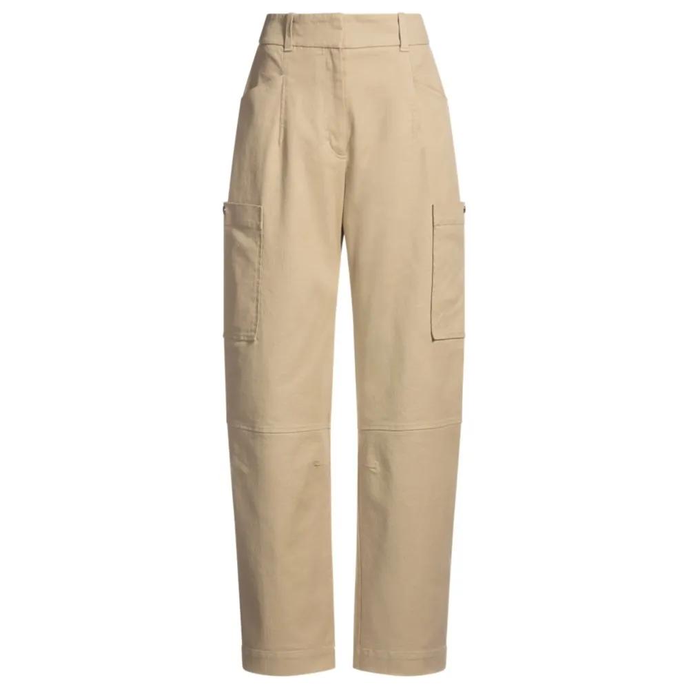 Relaxed-fit trousers in stretch-cotton twill