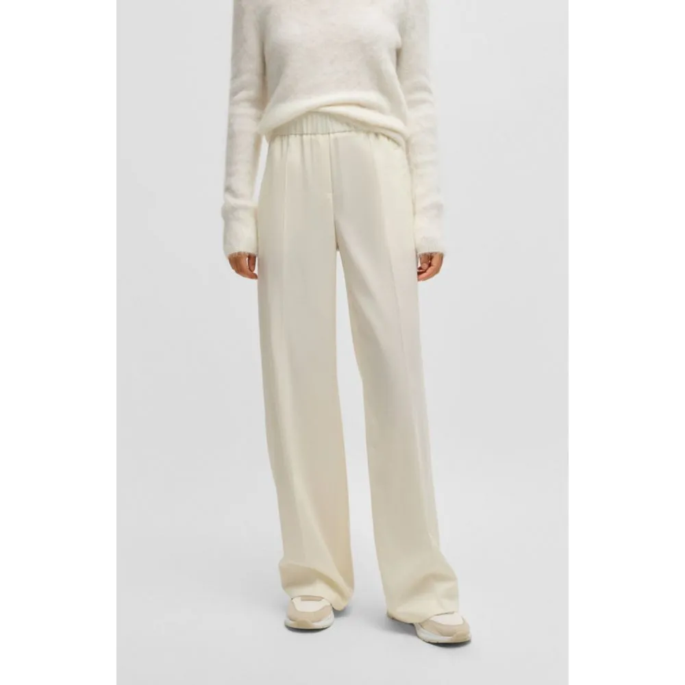 Relaxed-fit trousers in wool