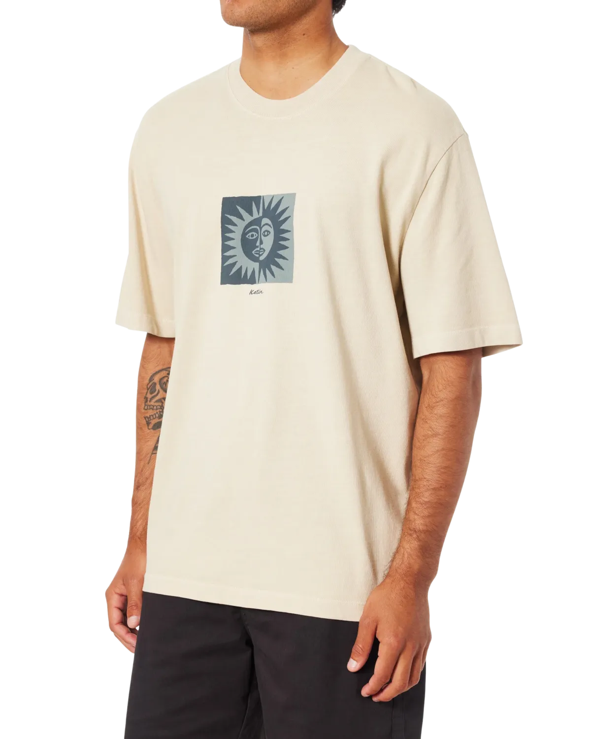 Relic Relaxed T-Shirt in Pelican Pigment Dye