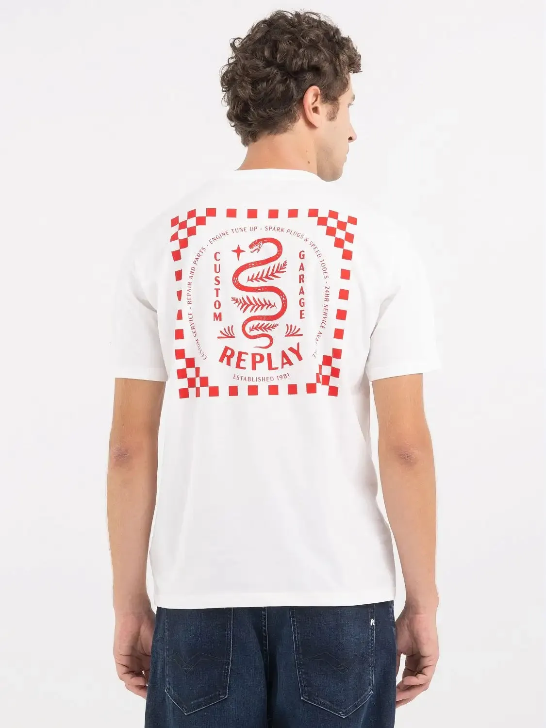 Replay M6836 Back Print T-Shirt