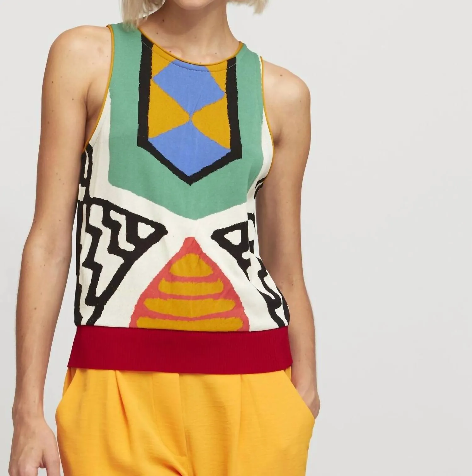 Riad Tank In Multi