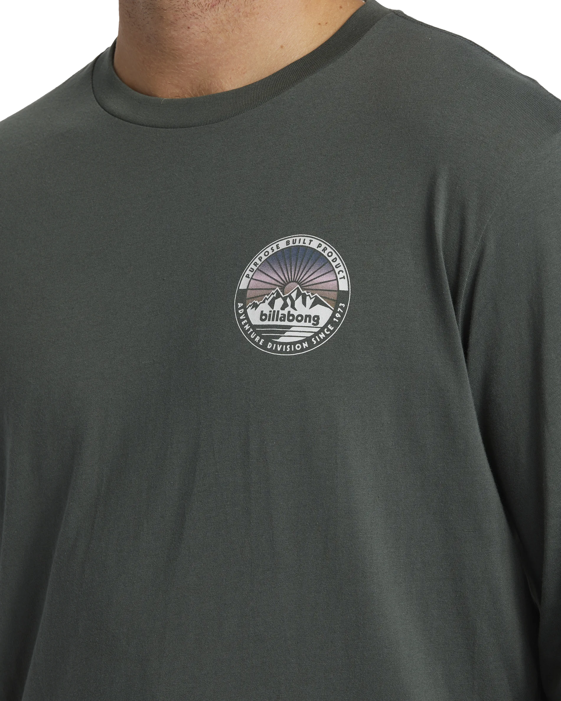 Rockies T-Shirt in Slate Green