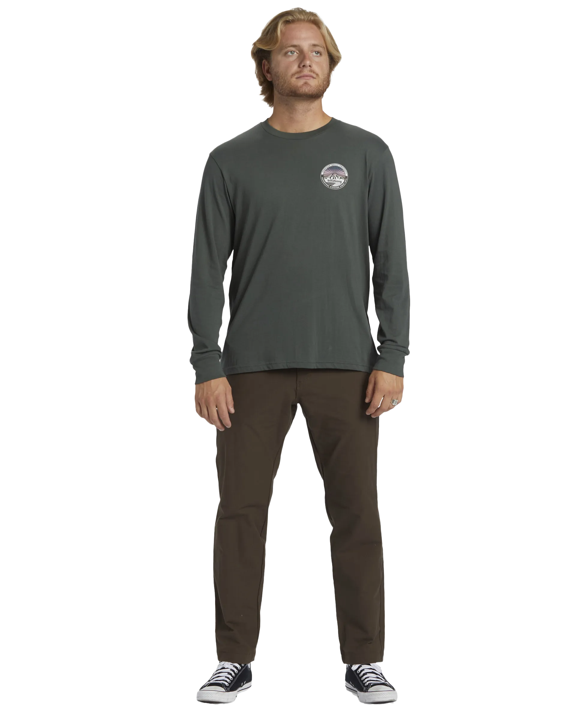 Rockies T-Shirt in Slate Green