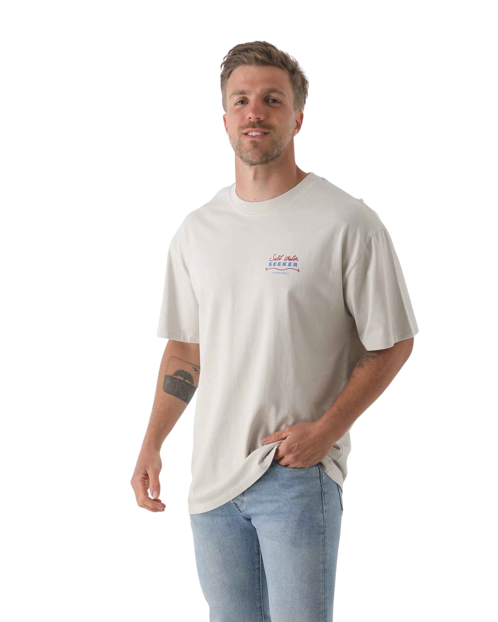 Rodeo Diner T-Shirt in Bone