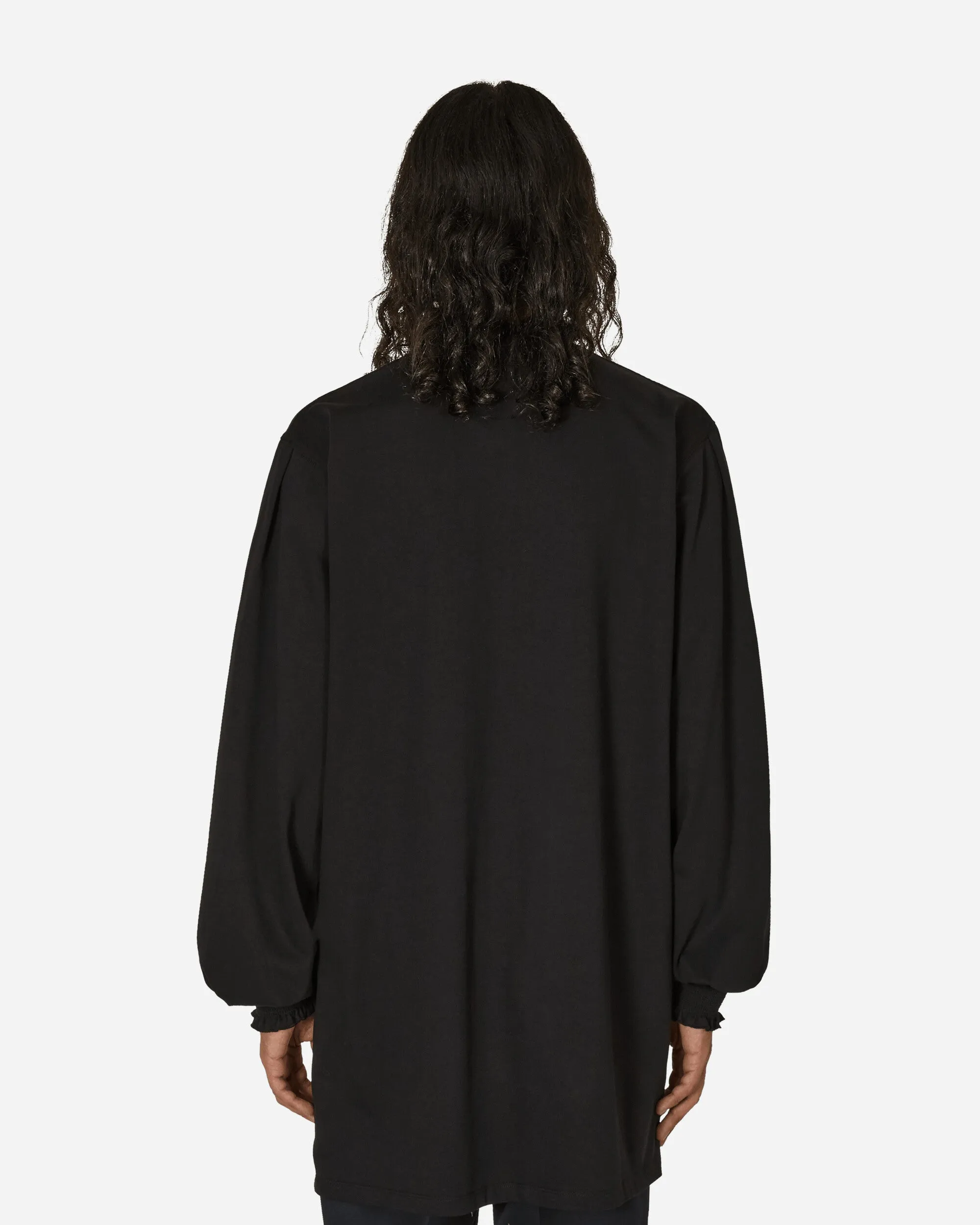 Ruffle Longsleeve Dress Black