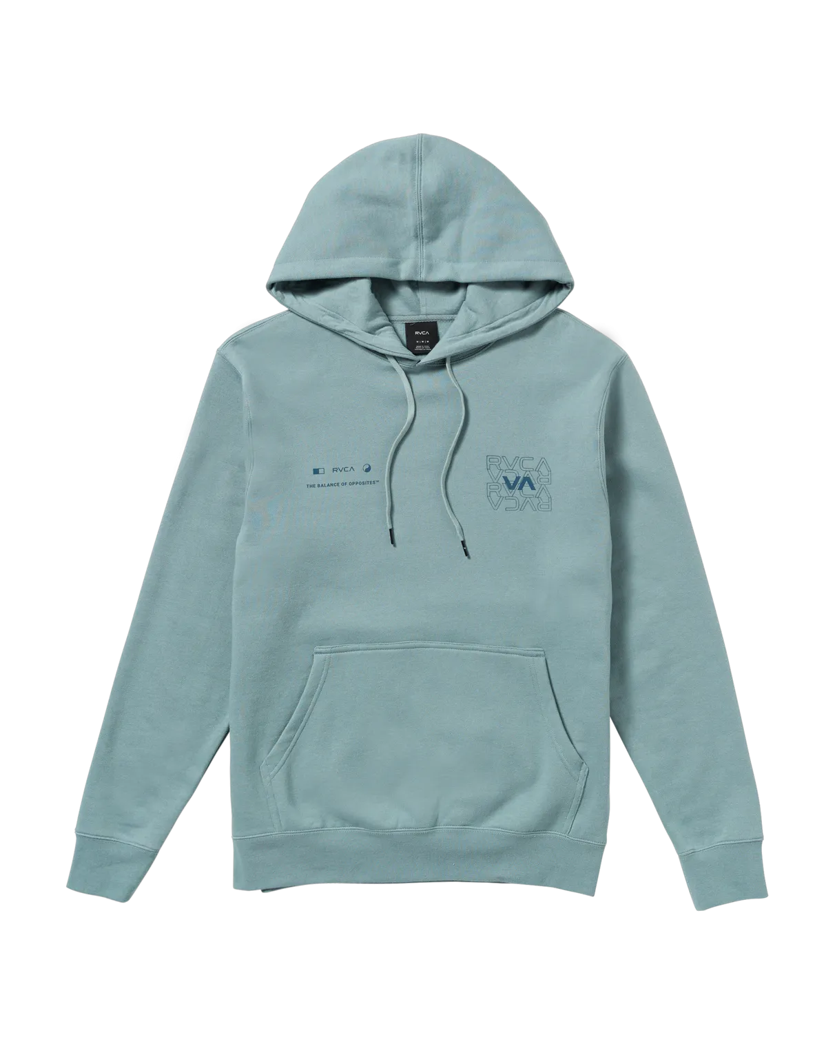 RVCA Pin Flip Hoodie in Lead