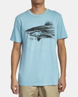 RVCA Sea Song Tee - ICB Ice minty blue