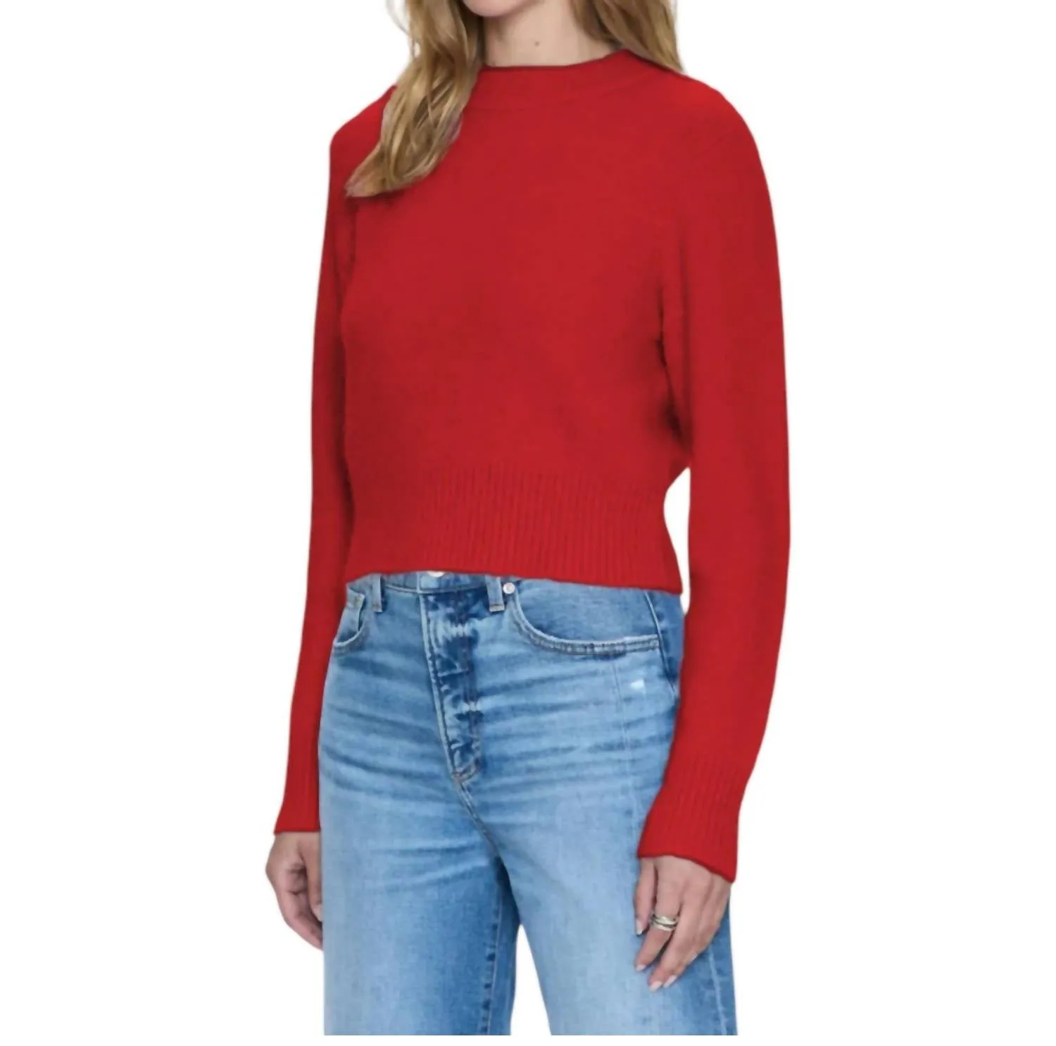 Sara Sweater In Rouge
