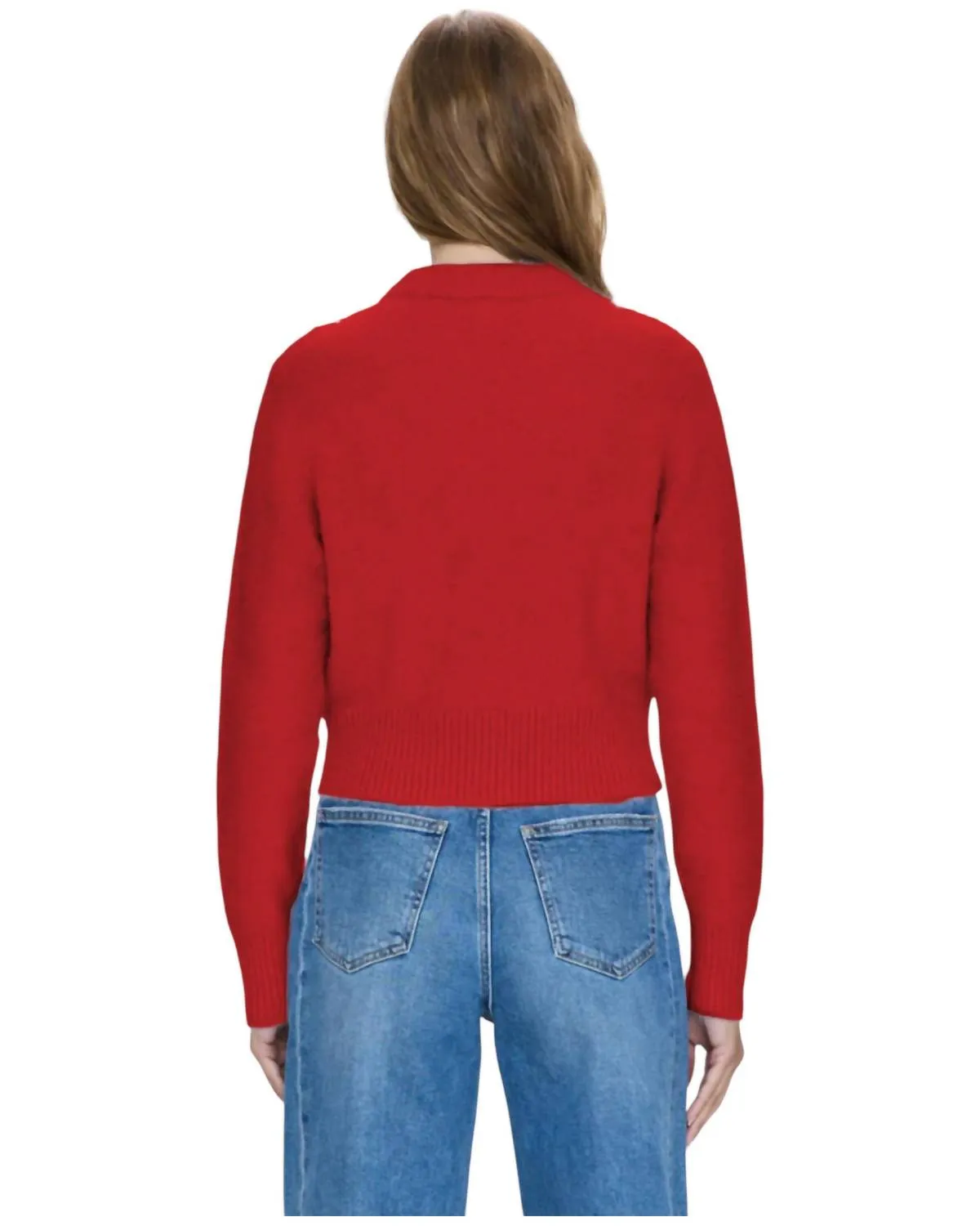 Sara Sweater In Rouge