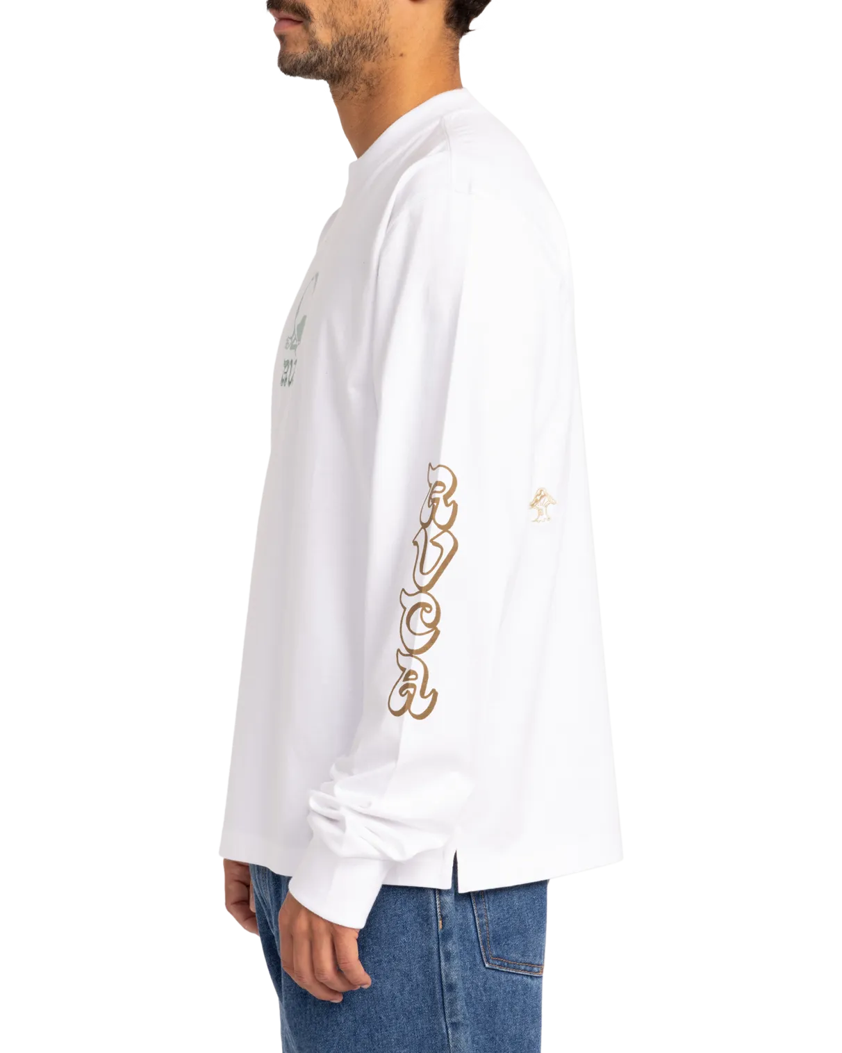 Scorched Lands Long Sleeve T-Shirt in White