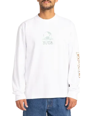 Scorched Lands Long Sleeve T-Shirt in White