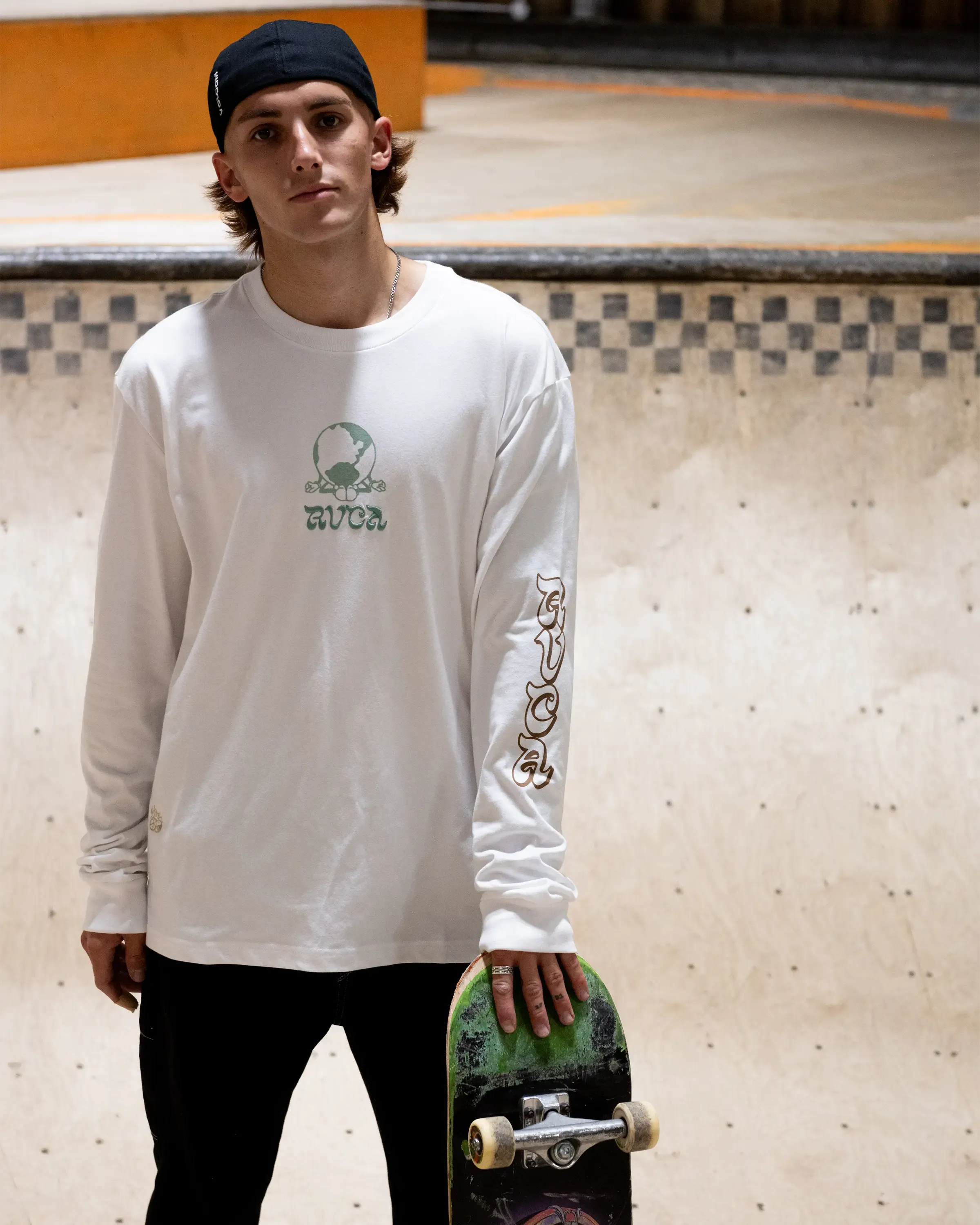 Scorched Lands Long Sleeve T-Shirt in White