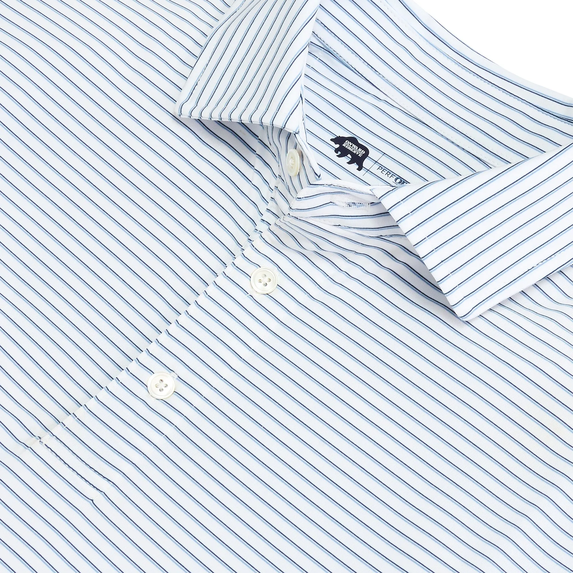 Scout Stripe Performance Polo - True Navy