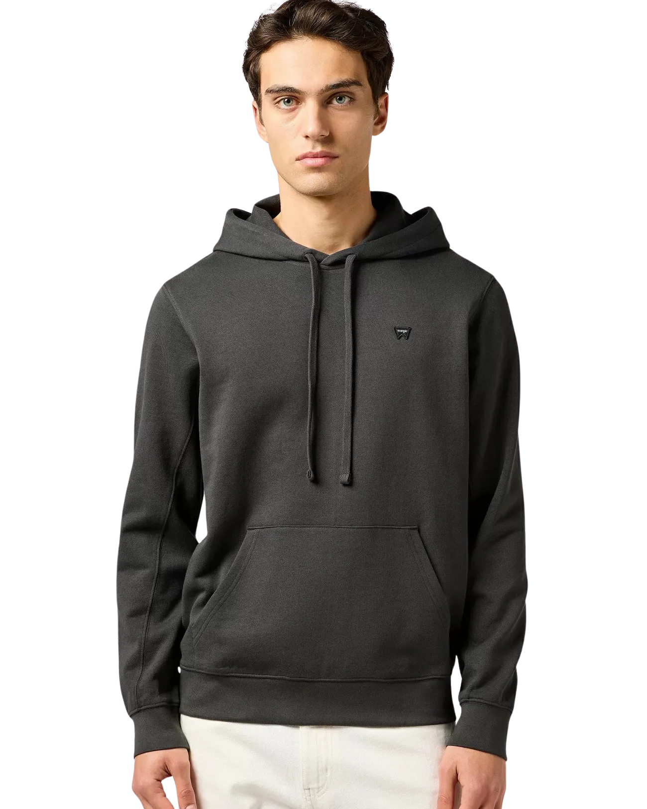 Sign Off Hoodie in Faded Black