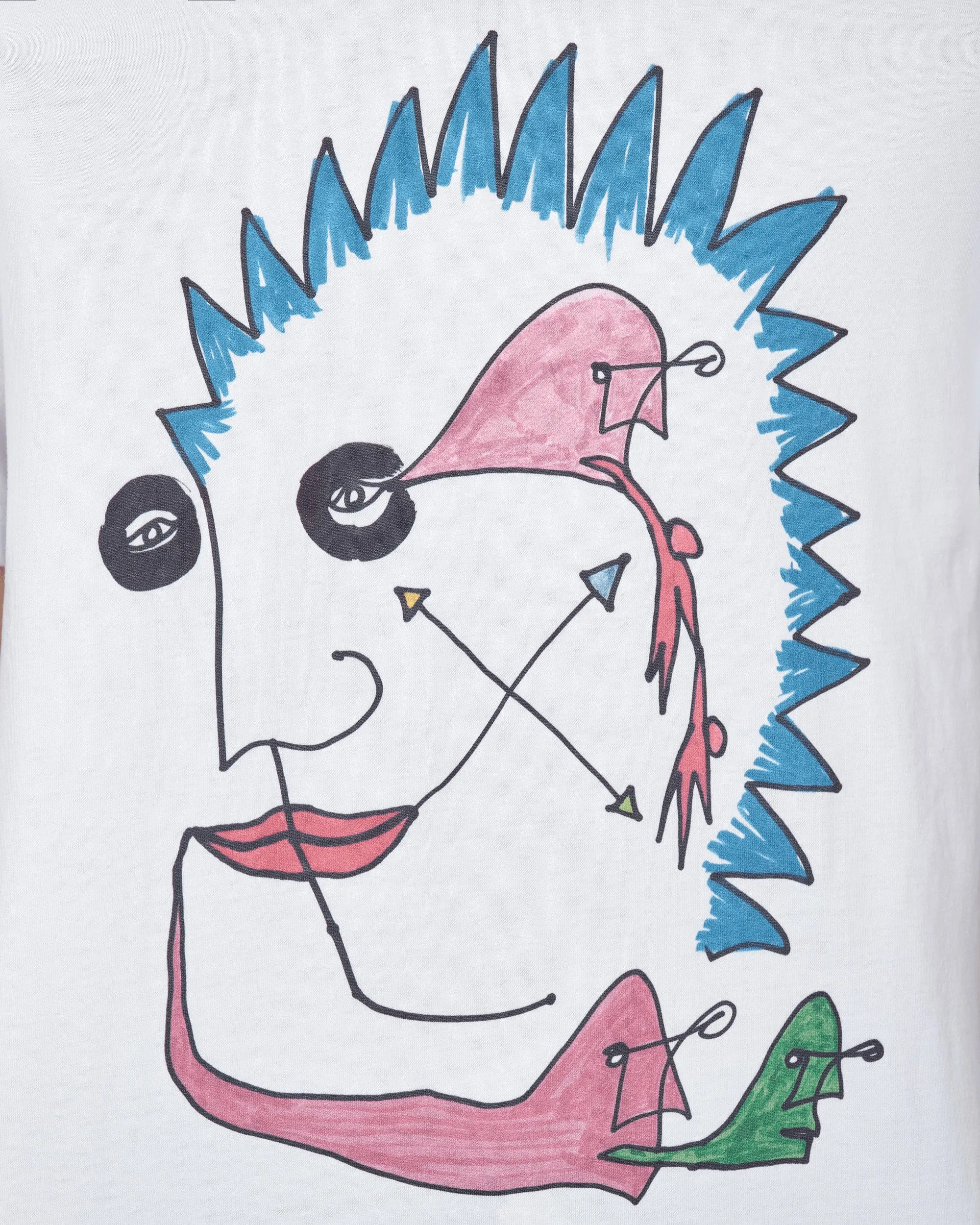 Skeggy Sonic T-Shirt White