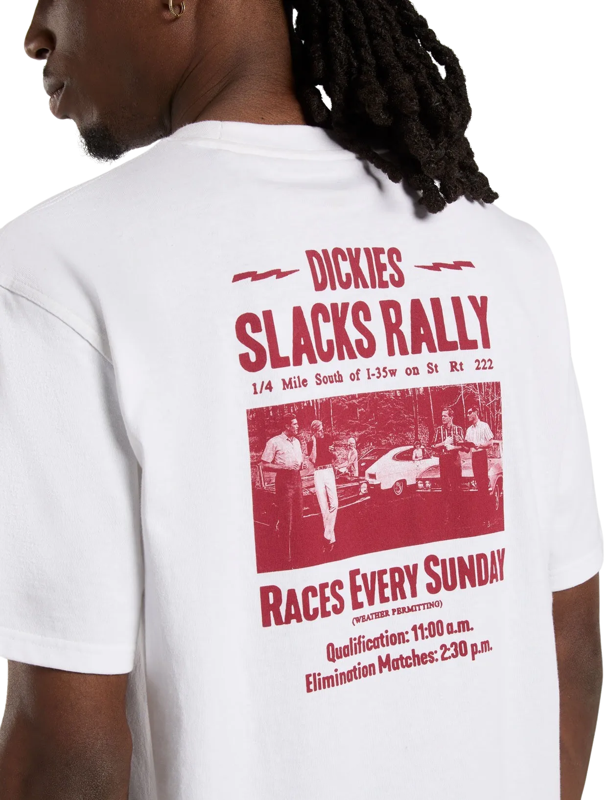 Slacks Rally T-Shirt in White