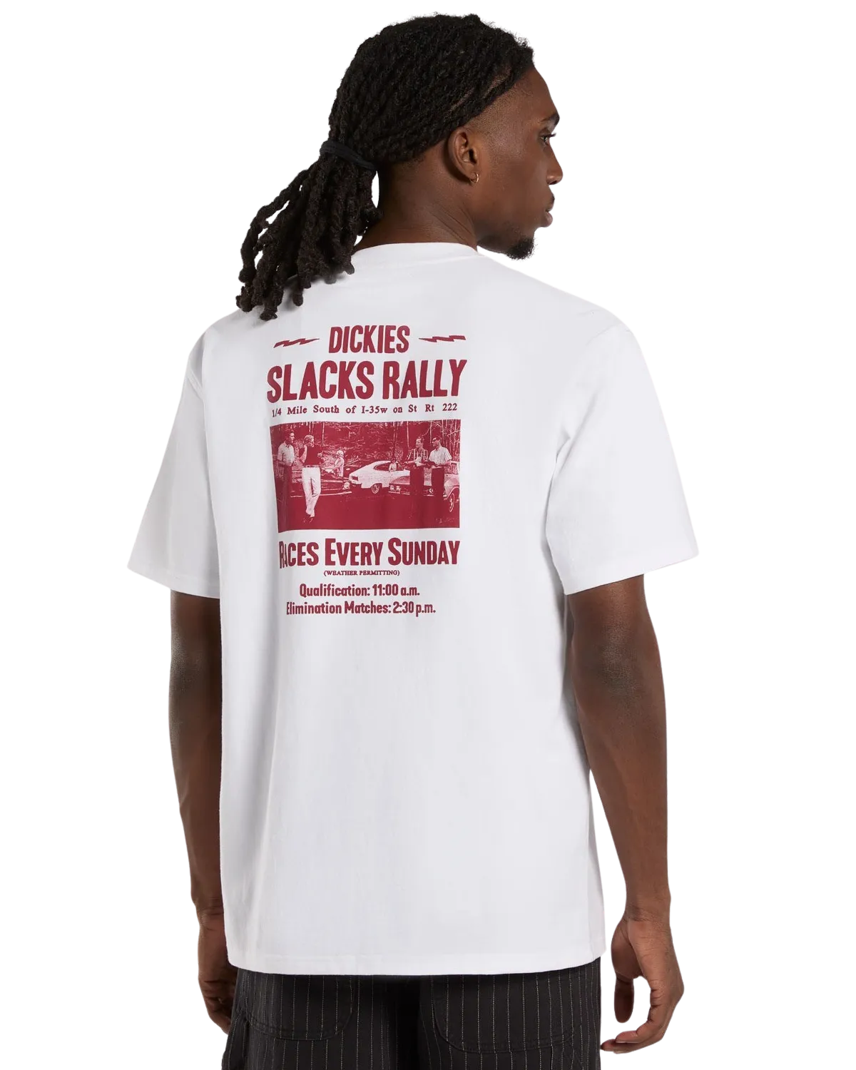 Slacks Rally T-Shirt in White