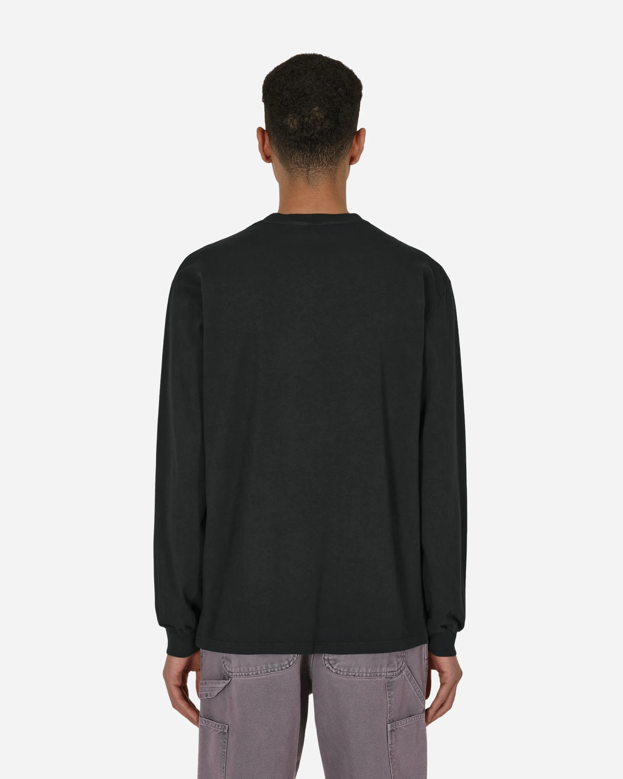 Slam Jam Exclusive Column Circle Longsleeve T-Shirt Black