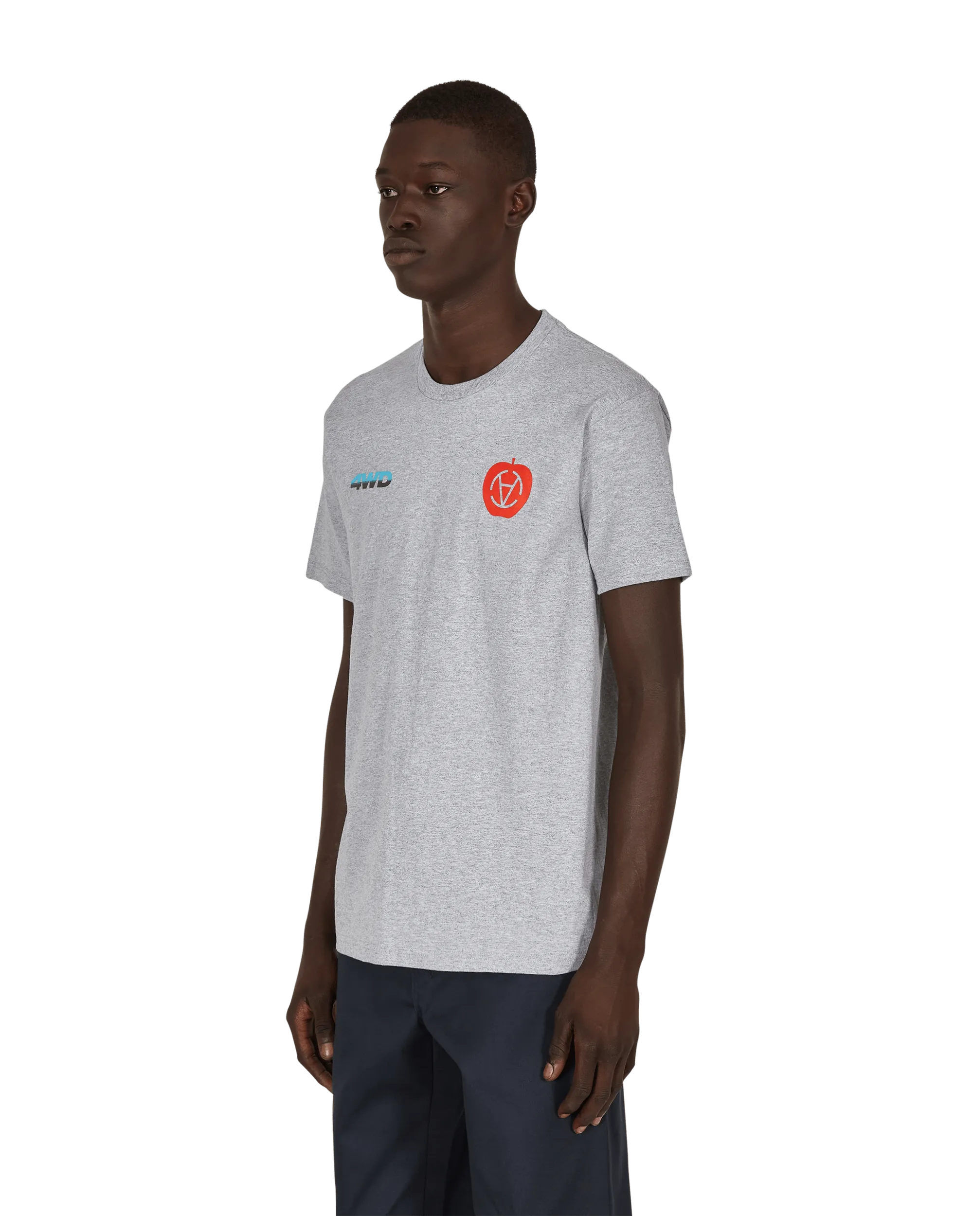 Slam Jam Ghost Writer T-Shirt Grey