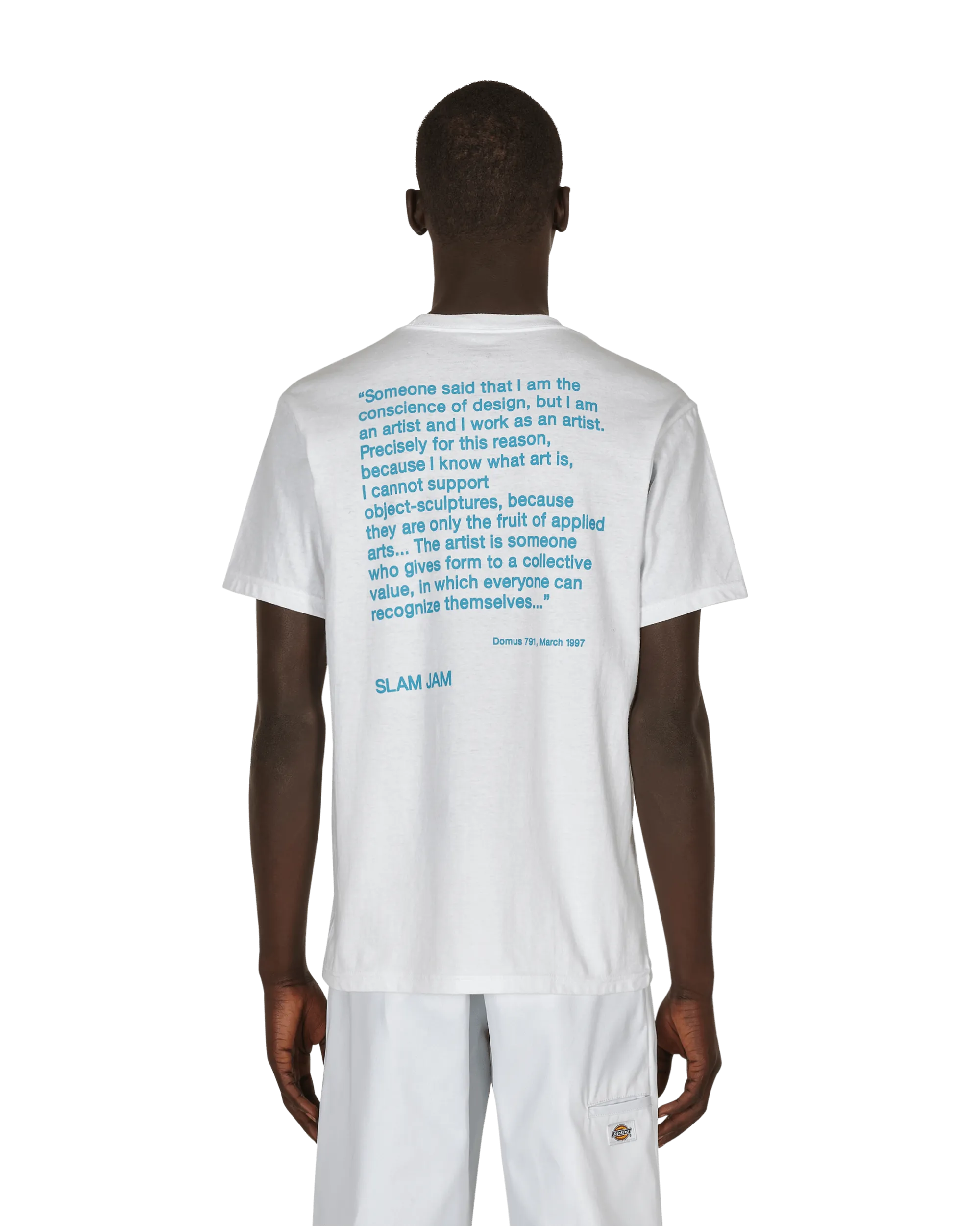 Slam Jam Ghost Writer T-Shirt White