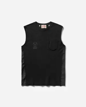 Slam Jam Muscle Tank Top Black
