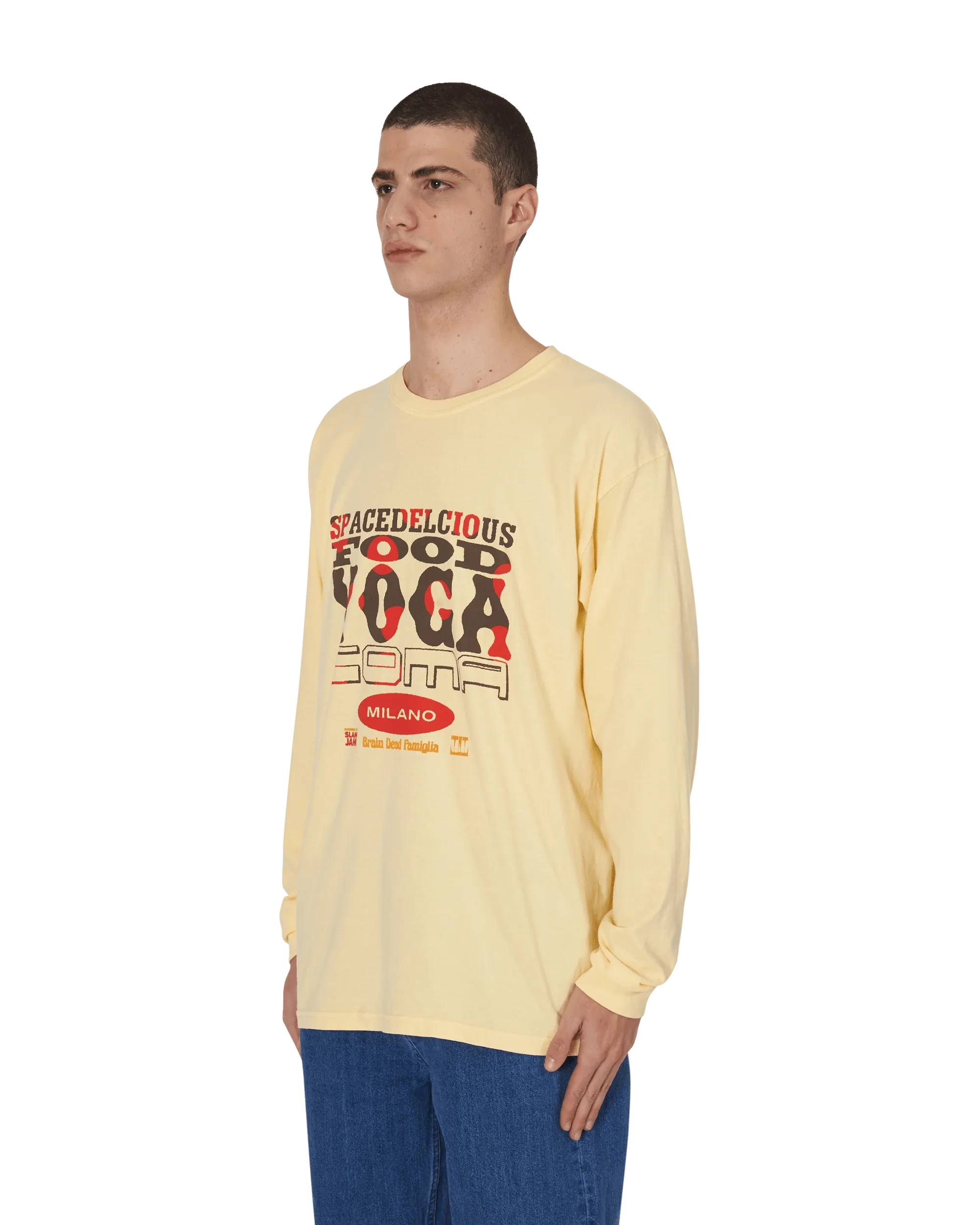 Slam Jam x SPACEDELICIOUS Longsleeve T-Shirt Yellow