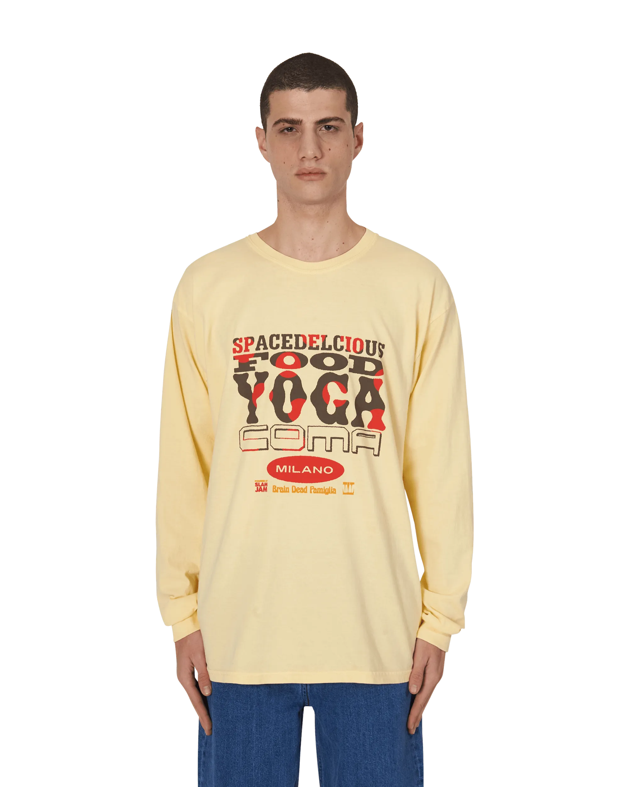 Slam Jam x SPACEDELICIOUS Longsleeve T-Shirt Yellow
