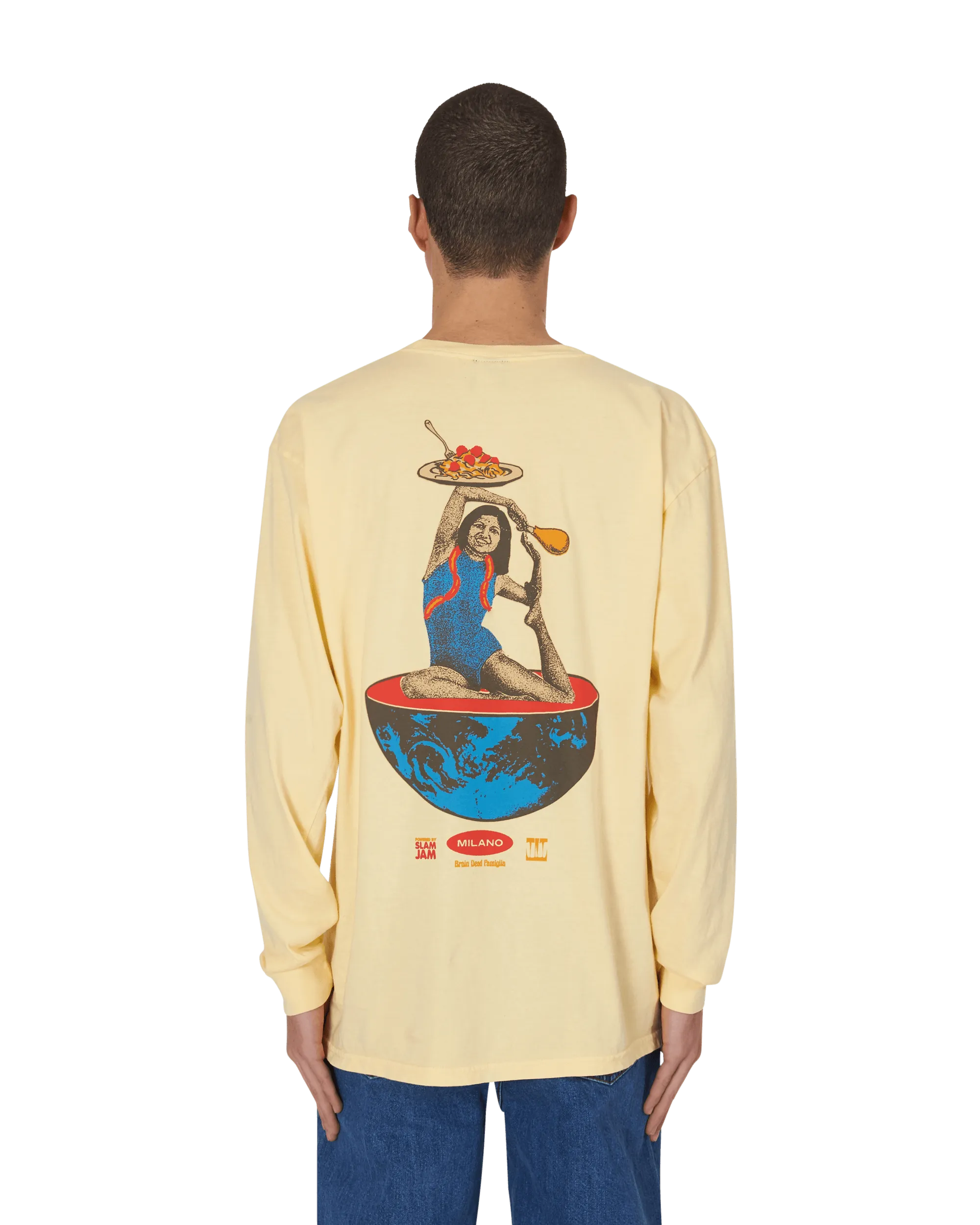 Slam Jam x SPACEDELICIOUS Longsleeve T-Shirt Yellow