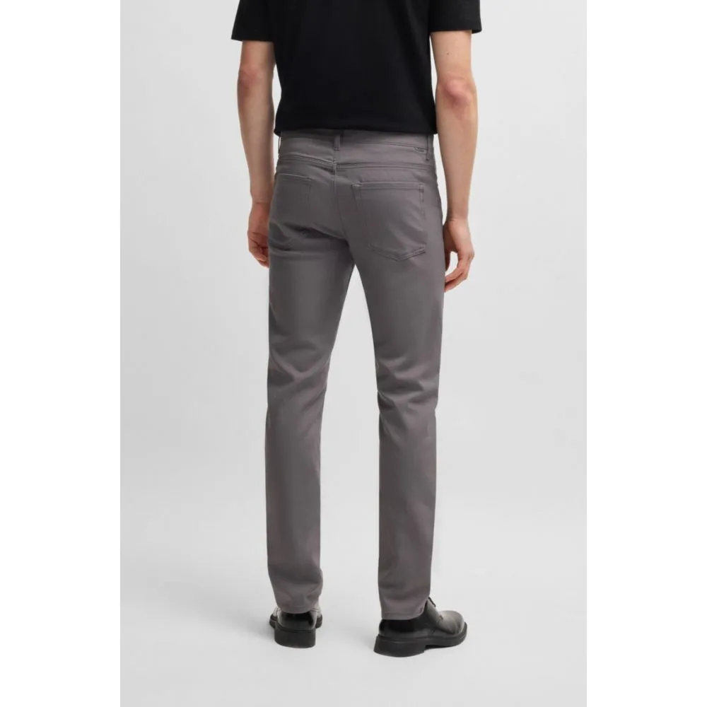 Slim-fit trousers in stretch cotton