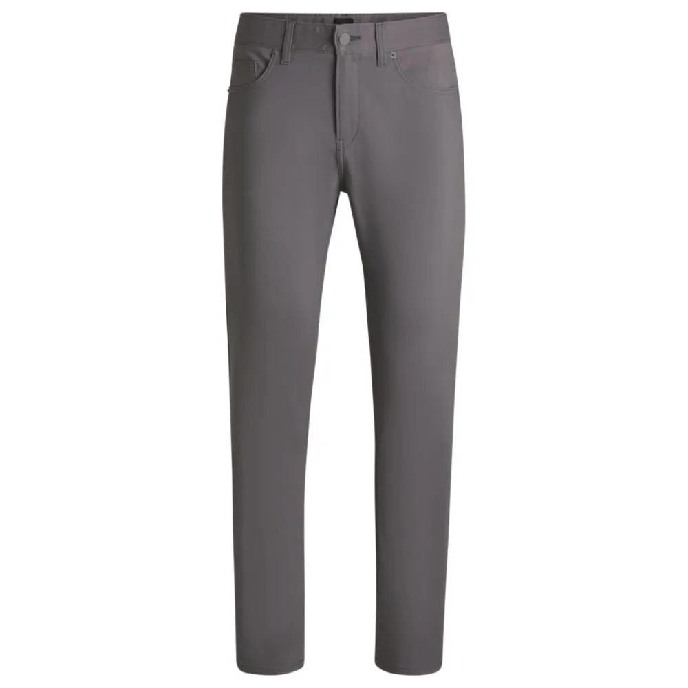 Slim-fit trousers in stretch cotton