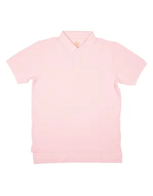 SOLID PIQUE POLO - PINK