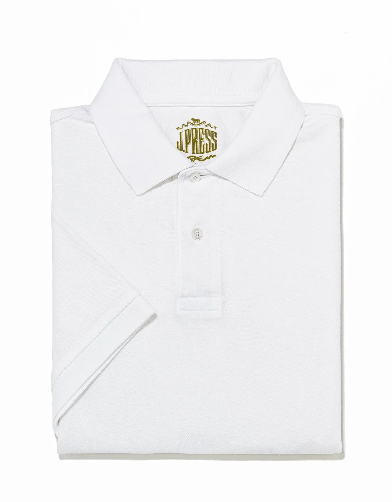 SOLID PIQUE POLO - WHITE