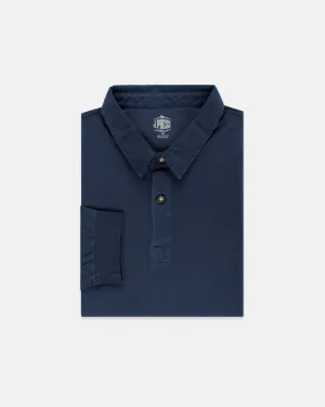 SOLID RUGBY SHIRT - NAVY