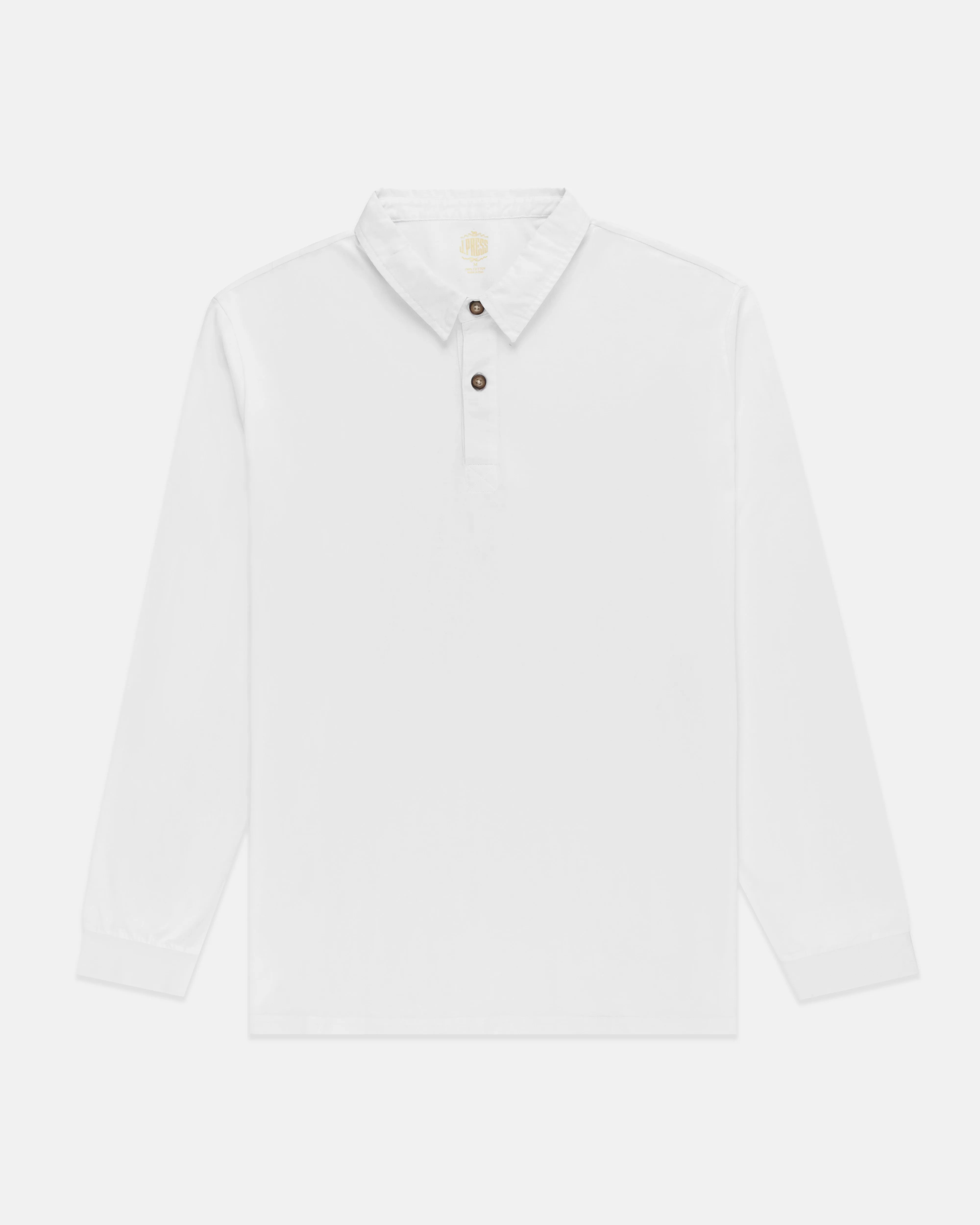 SOLID RUGBY SHIRT - WHITE