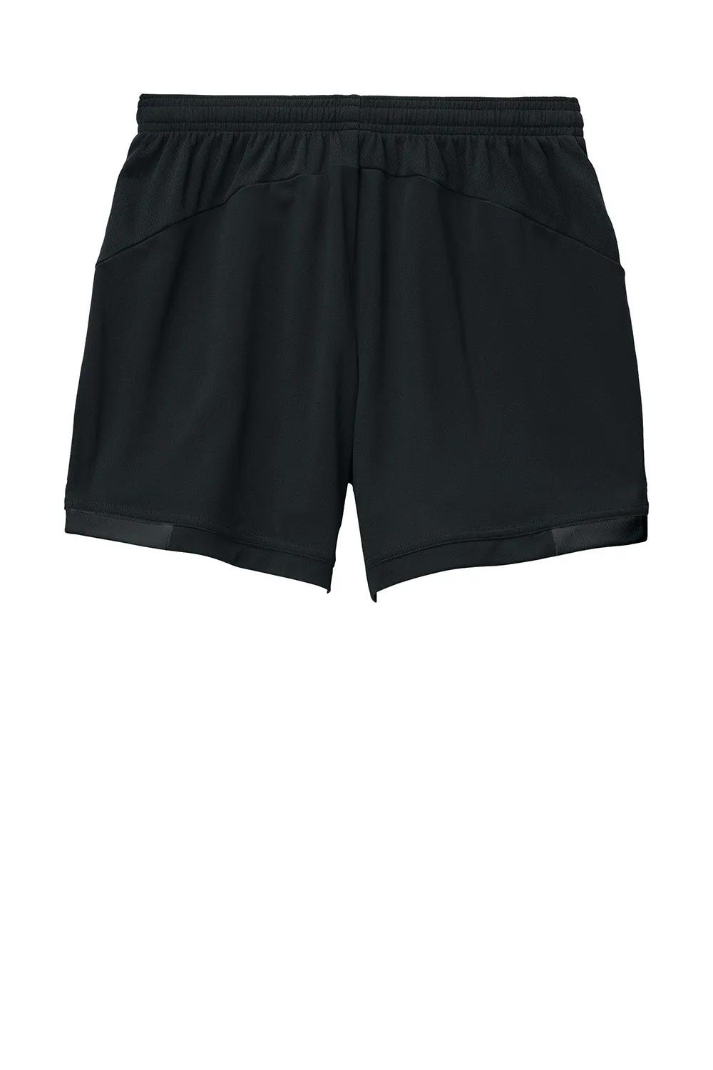 Sport-Tek Womens Club Moisture Wicking Shorts - Black/Black