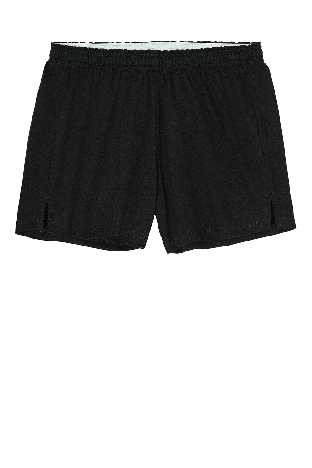 Sport-Tek Womens Jersey Knit Squad Shorts - Black