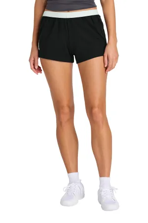 Sport-Tek Womens Jersey Knit Squad Shorts - Black