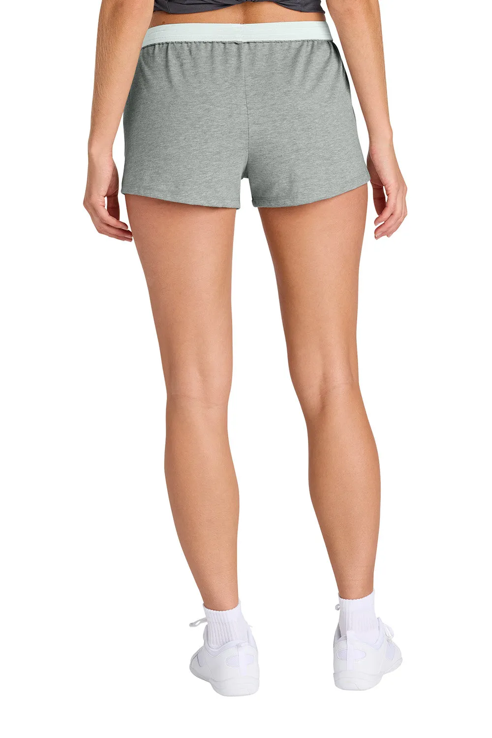Sport-Tek Womens Jersey Knit Squad Shorts - Heather Grey